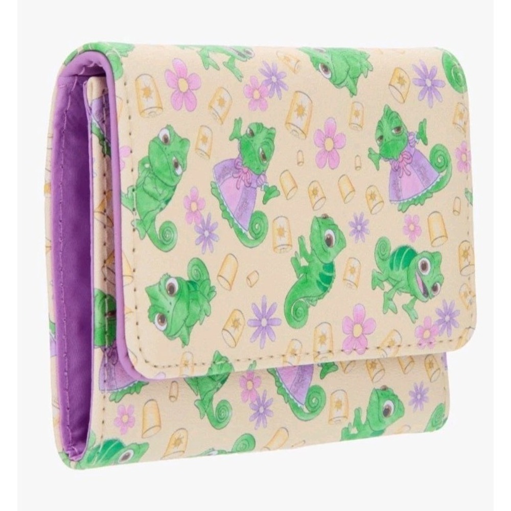 Loungefly Disney Tangled Pascal Floral Mini Backpack and Matching Wallet NWT - Picture 9 of 9